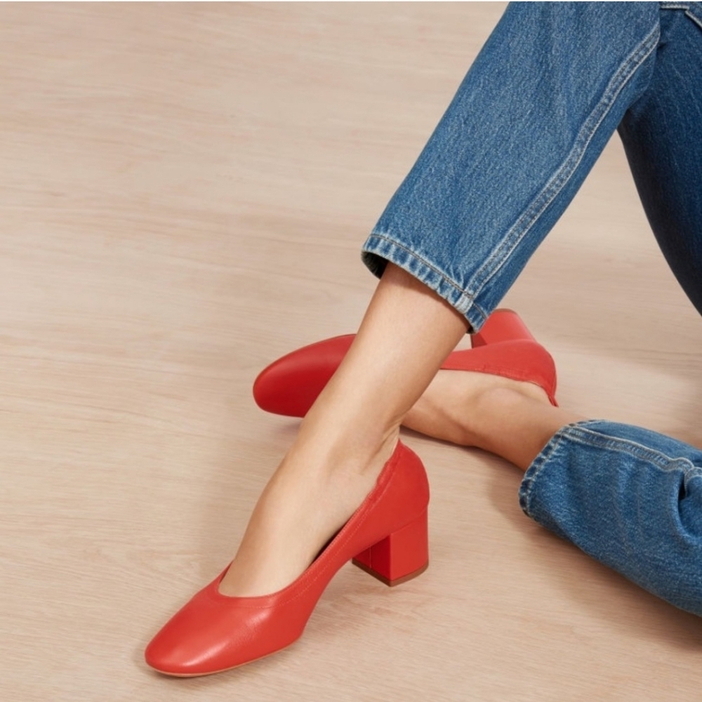 Everlane Day heel Red 7